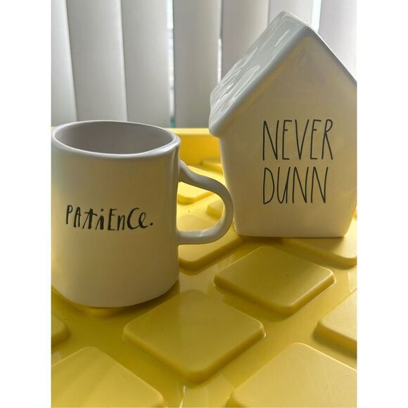 Rae Dunn Artisan Collection by Magenta Patience. ivory coffee/tea mug - Picture 2 of 2